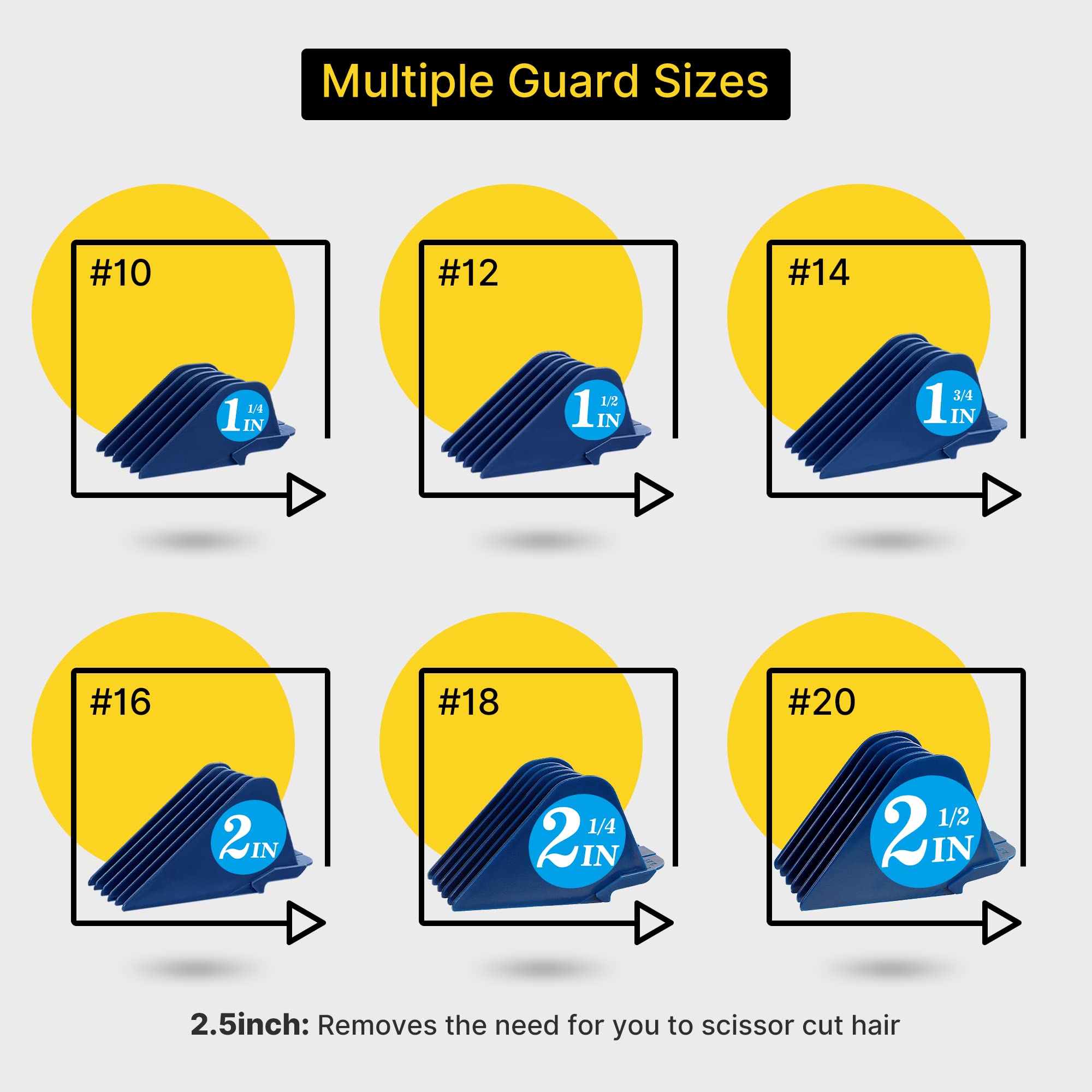 CR8GR8 guard 12 at 1.5 inches for textured styles