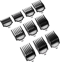 CR8GR8 Wahl guards collection shows 10 pieces for versatile hair lengths.