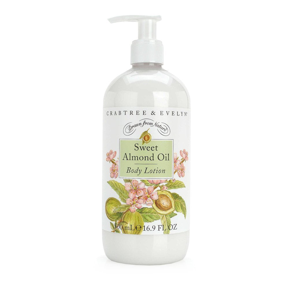 Crabtree & Evelyn loción corporal con aceite de almendras dulces para piel seca.