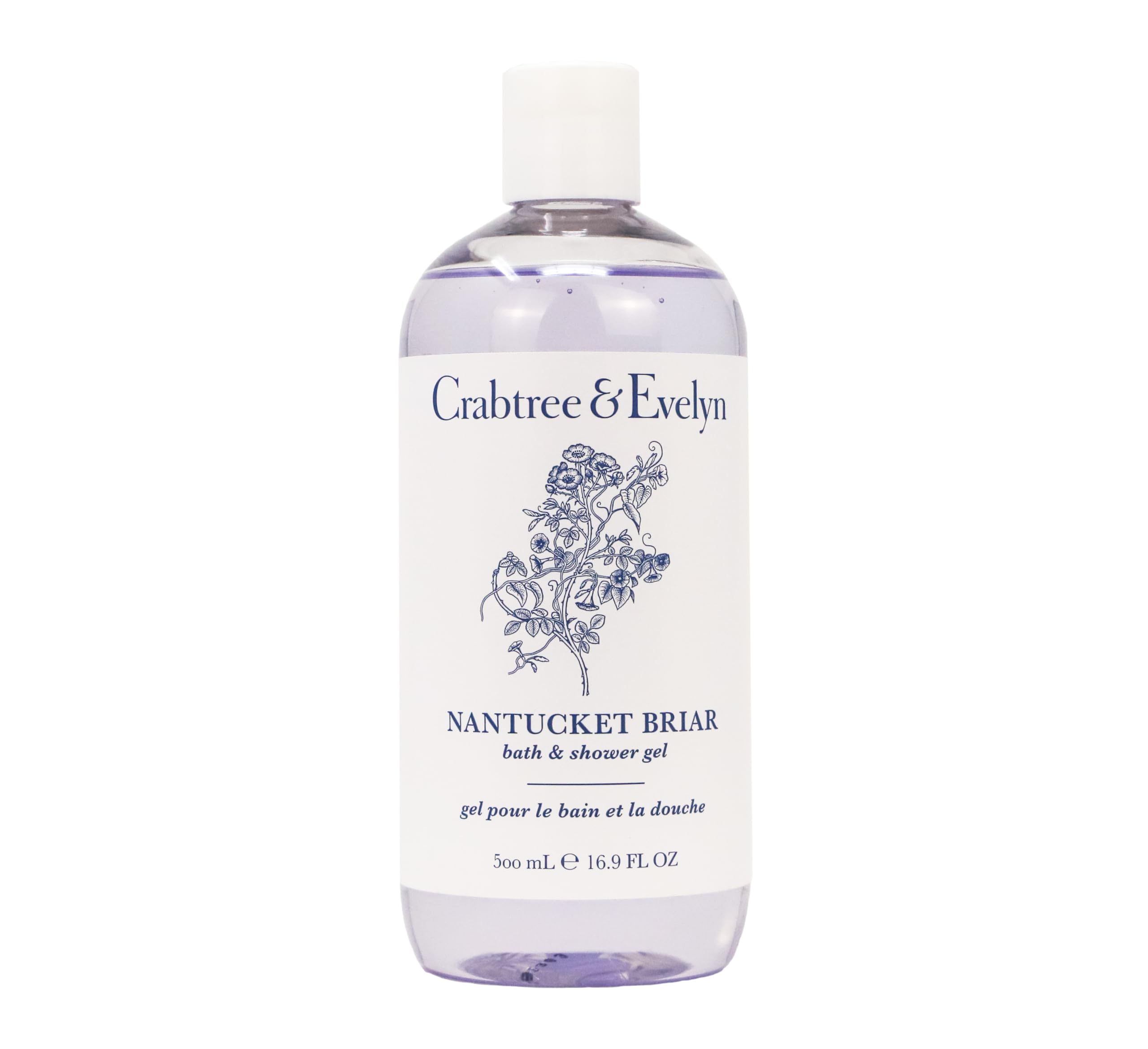 Crabtree & Evelyn Nantucket Briar gel de ducha, aroma floral para piel suave.
