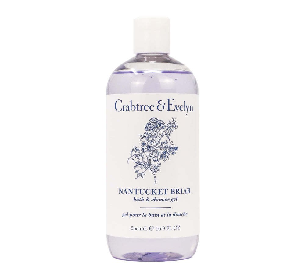 Crabtree & Evelyn Nantucket Briar gel de ducha, aroma floral para piel suave.