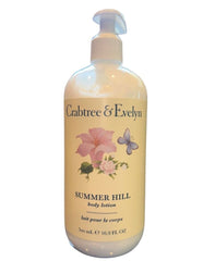 Crabtree & Evelyn Summer Hill, frasco de loción corporal para piel suave y aroma duradero