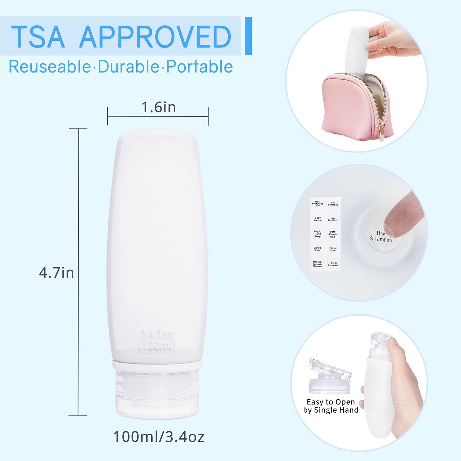 Craftend BPA-free silicone bottles are safe and odor-free for daily use.