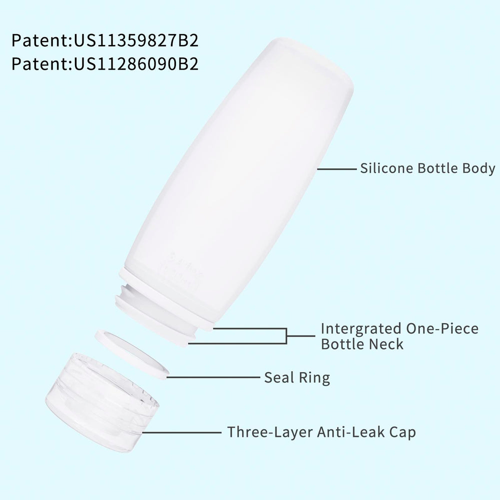 Craftend leak-proof silicone bottles prevent spills during travel and gym sessions.