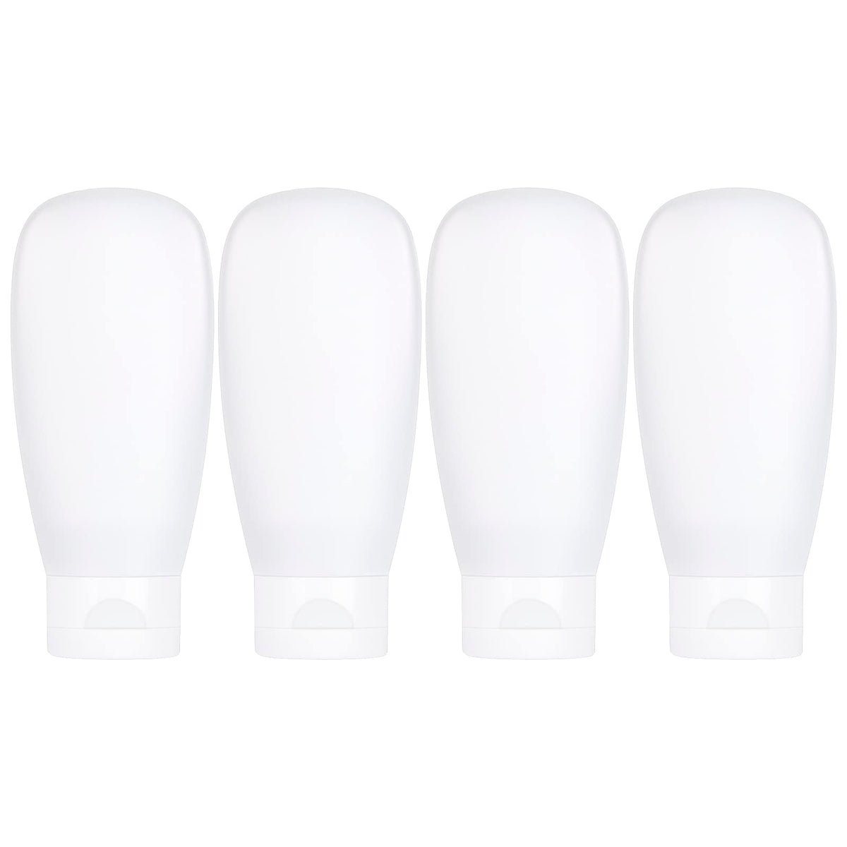 Craftisan travel bottles set 4-pack leakproof for TSA carry-on use