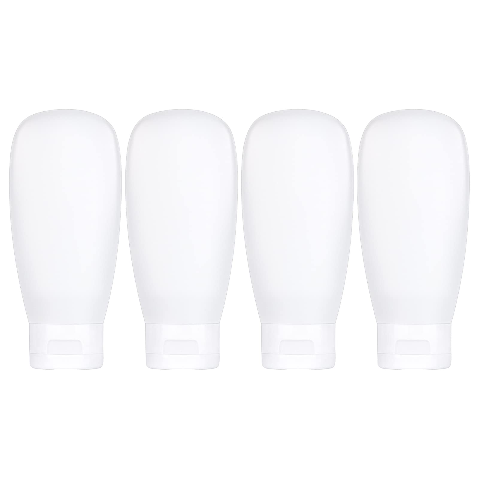 Craftisan TSA-approved travel bottles 2oz set for leak-proof carry-on travel.