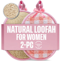 CraftsOfEgypt lufa natural para rostro: exfoliación suave para el rostro