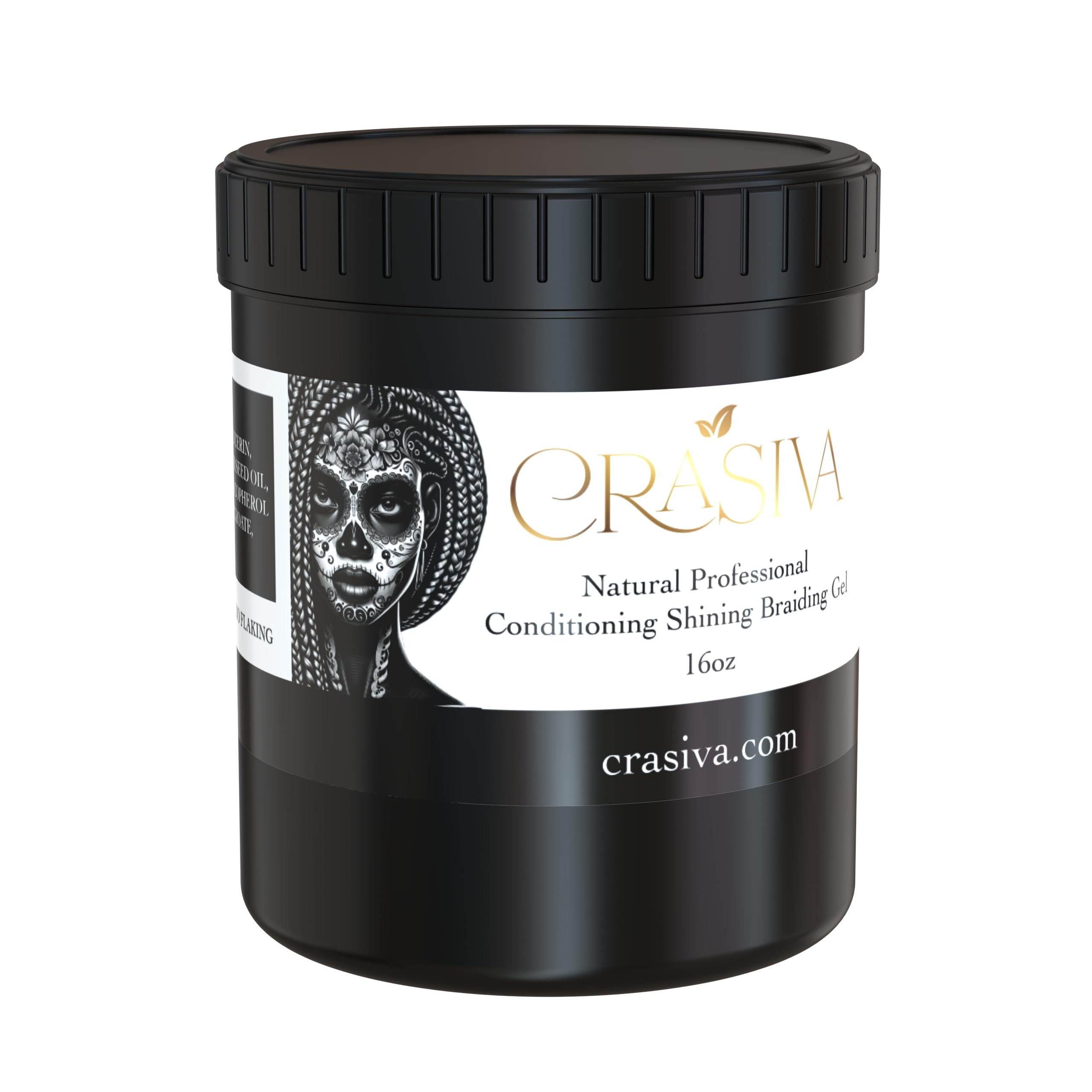 Crasiva gel de control de bordes, fijación extrema y brillo duradero.