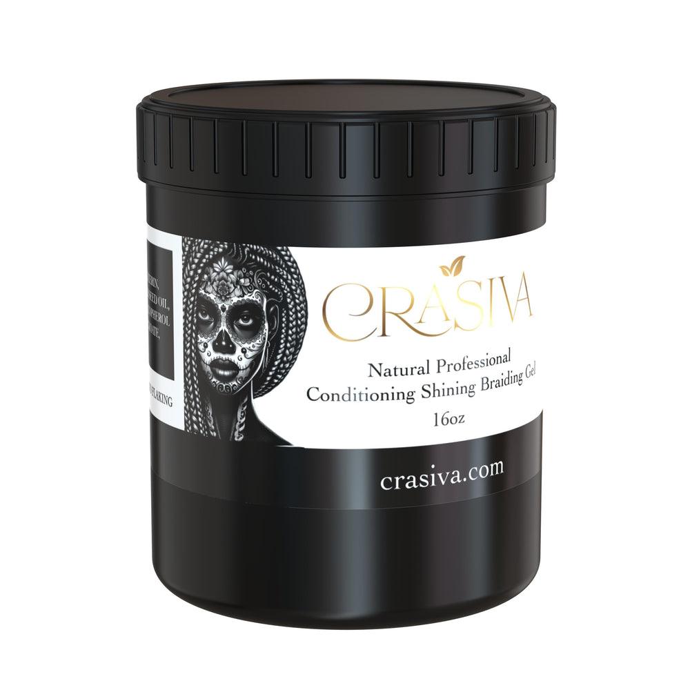 Crasiva gel de control de bordes, fijación extrema y brillo duradero.