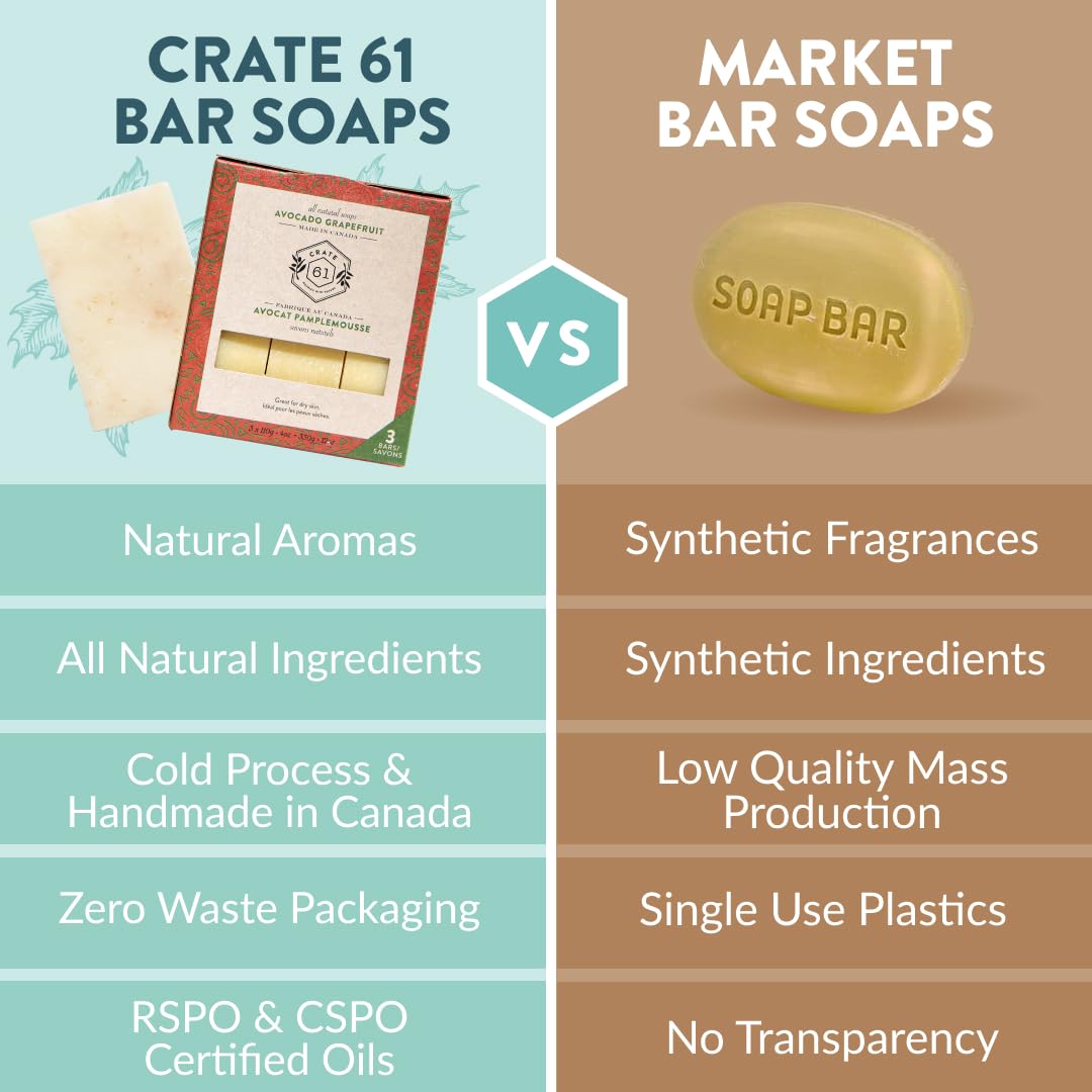 Crate 61 Organics arcilla kaolín y colorantes naturales.