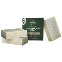 Crate 61 Organics barra natural cedro-pino para piel limpia y equilibrada.