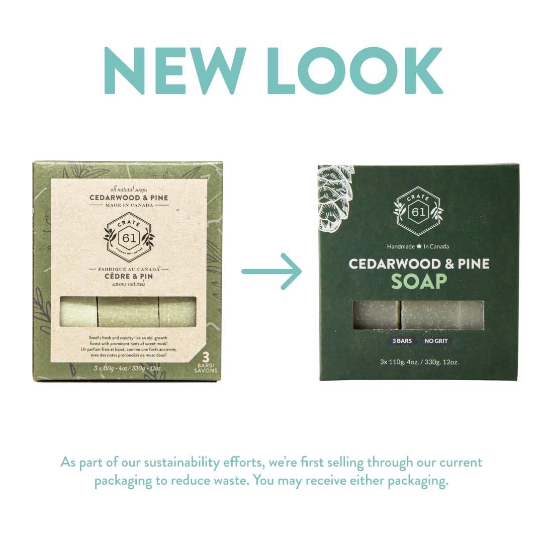 Jabón sólido para rostro y cuerpo Crate 61 Organics.