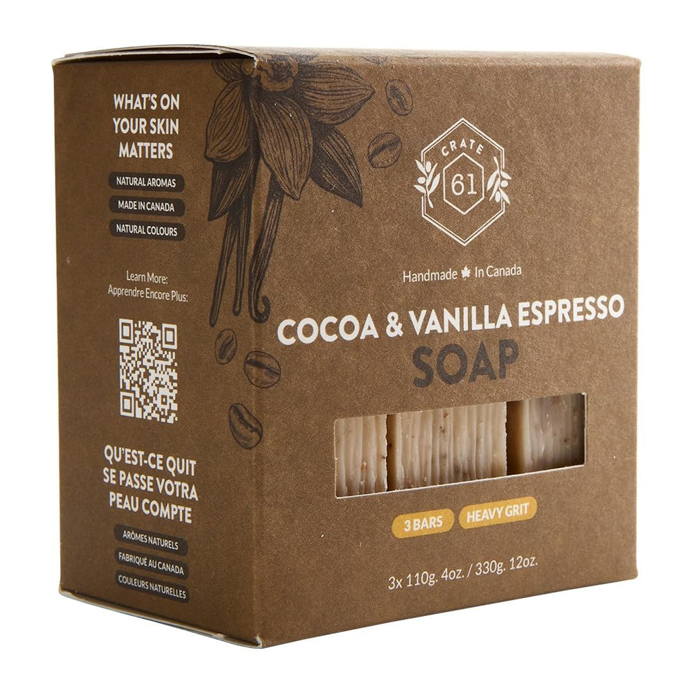 Crate 61 Organics detalle aceites esenciales premium para aroma relajante