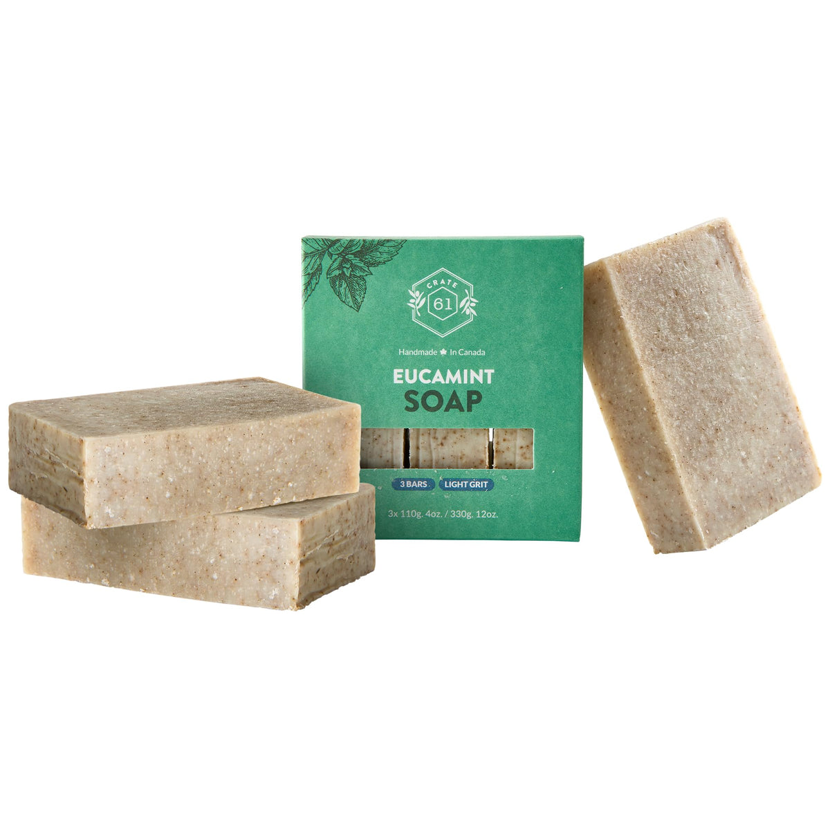 Crate 61 Organics jabón proceso-frio: textura suave para piel delicada