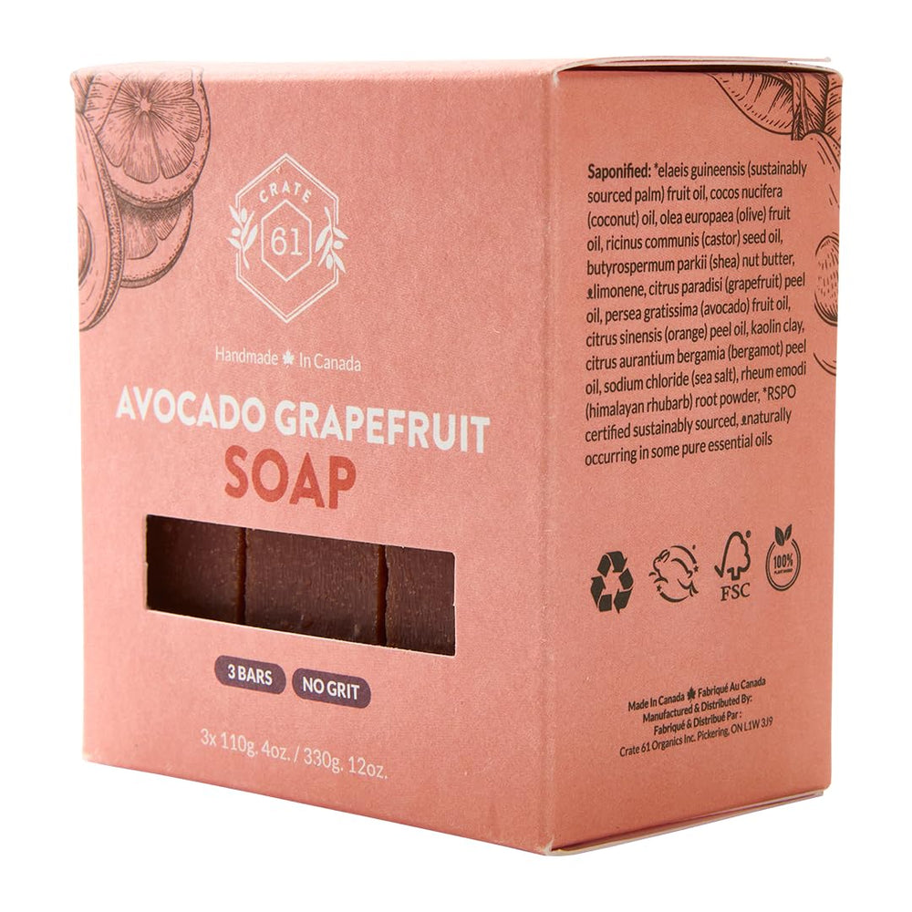 Crate 61 Organics fórmula manteca de karité para hidratación suave.