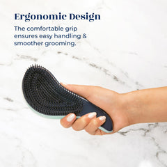 Crave Naturals Biggie Glide-Thru Brush dry styling convenient for quick brush-outs anywhere.