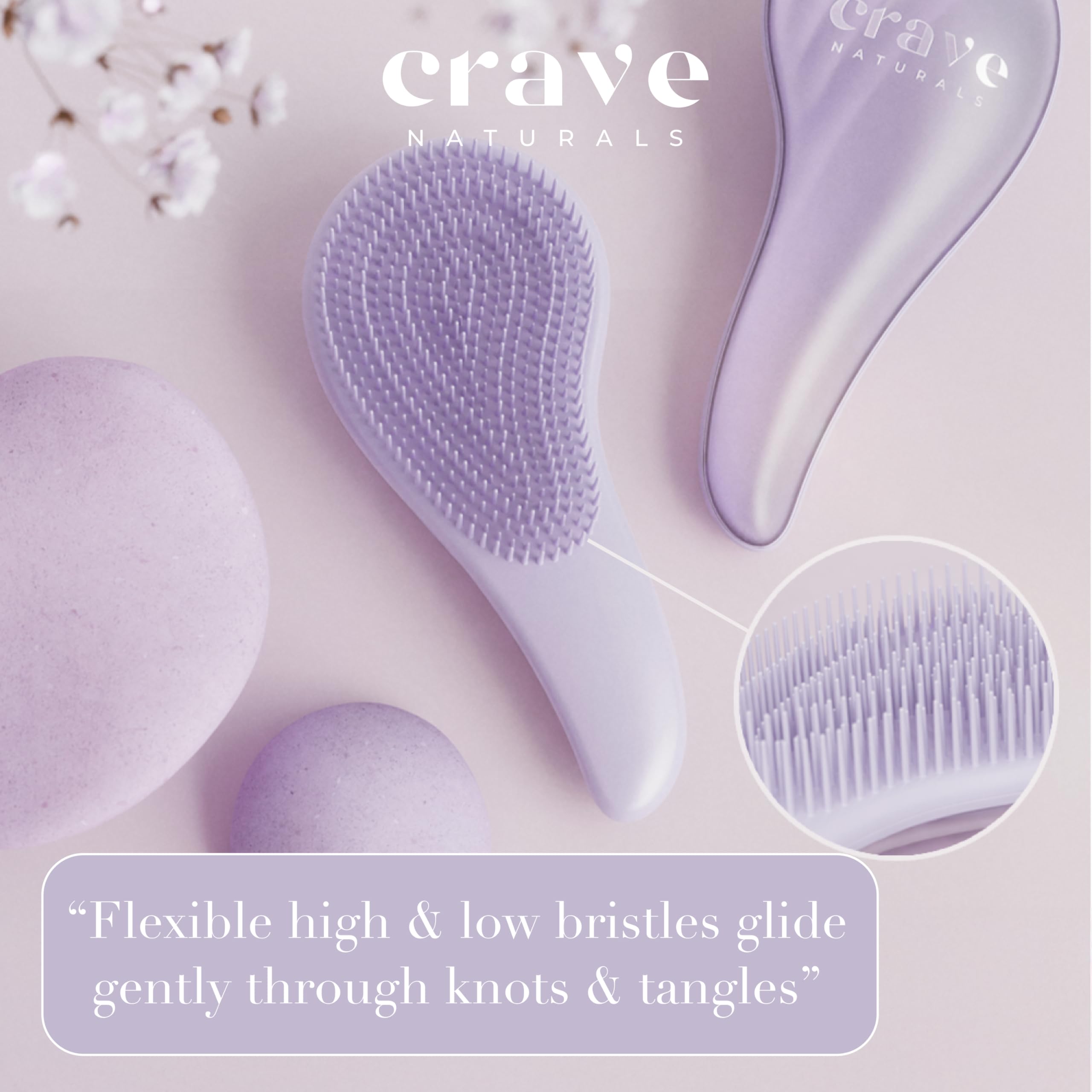 Crave Naturals curl-defining brush shapes curls while preserving softness
