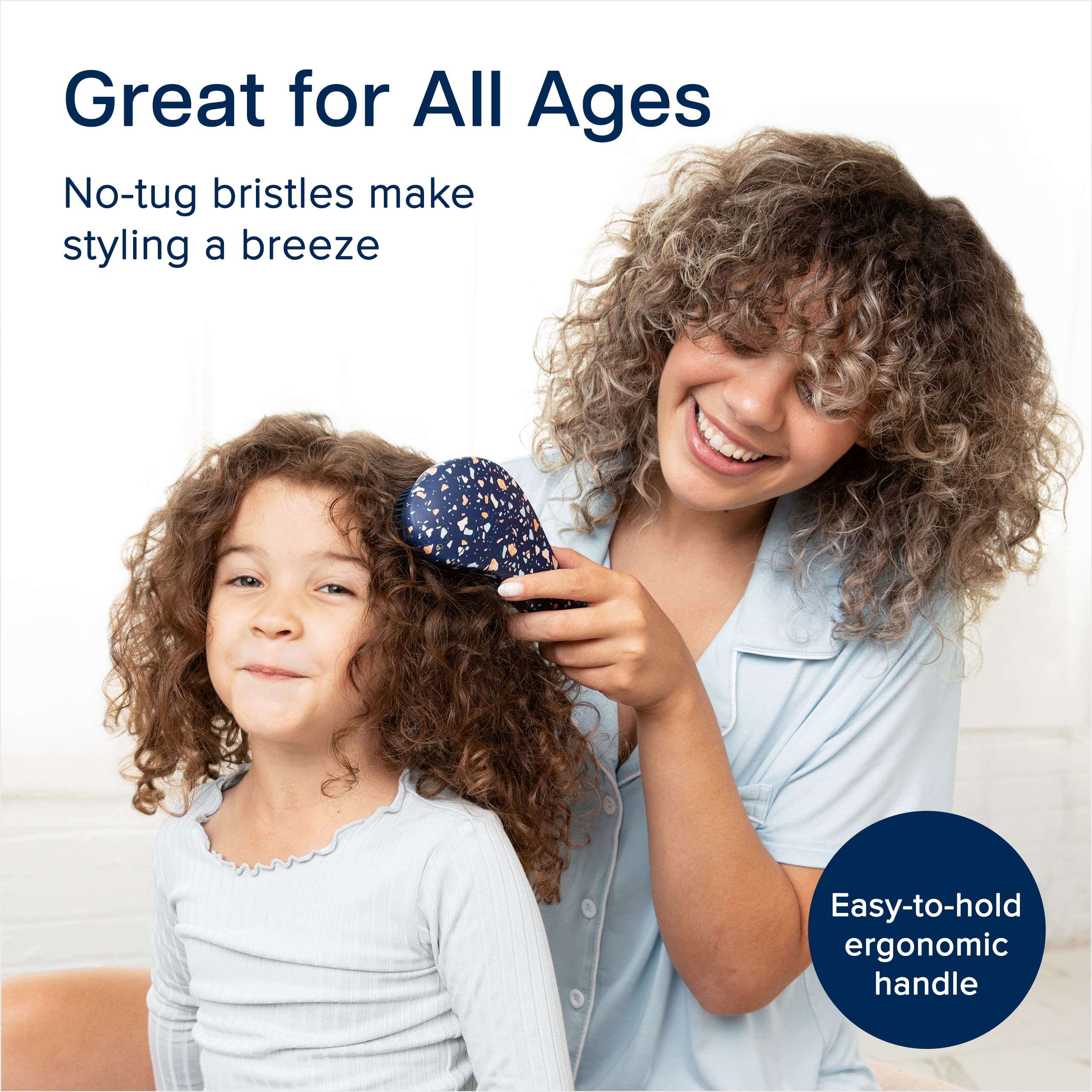 Crave Naturals Glide Thru brush for dry hair provides a smooth brushing experience.