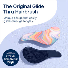 Crave Naturals Glide Thru Brush side view showing comfortable handle design.