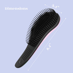 Crave Naturals Glide Thru Brush being used on wet hair for smooth detangling.