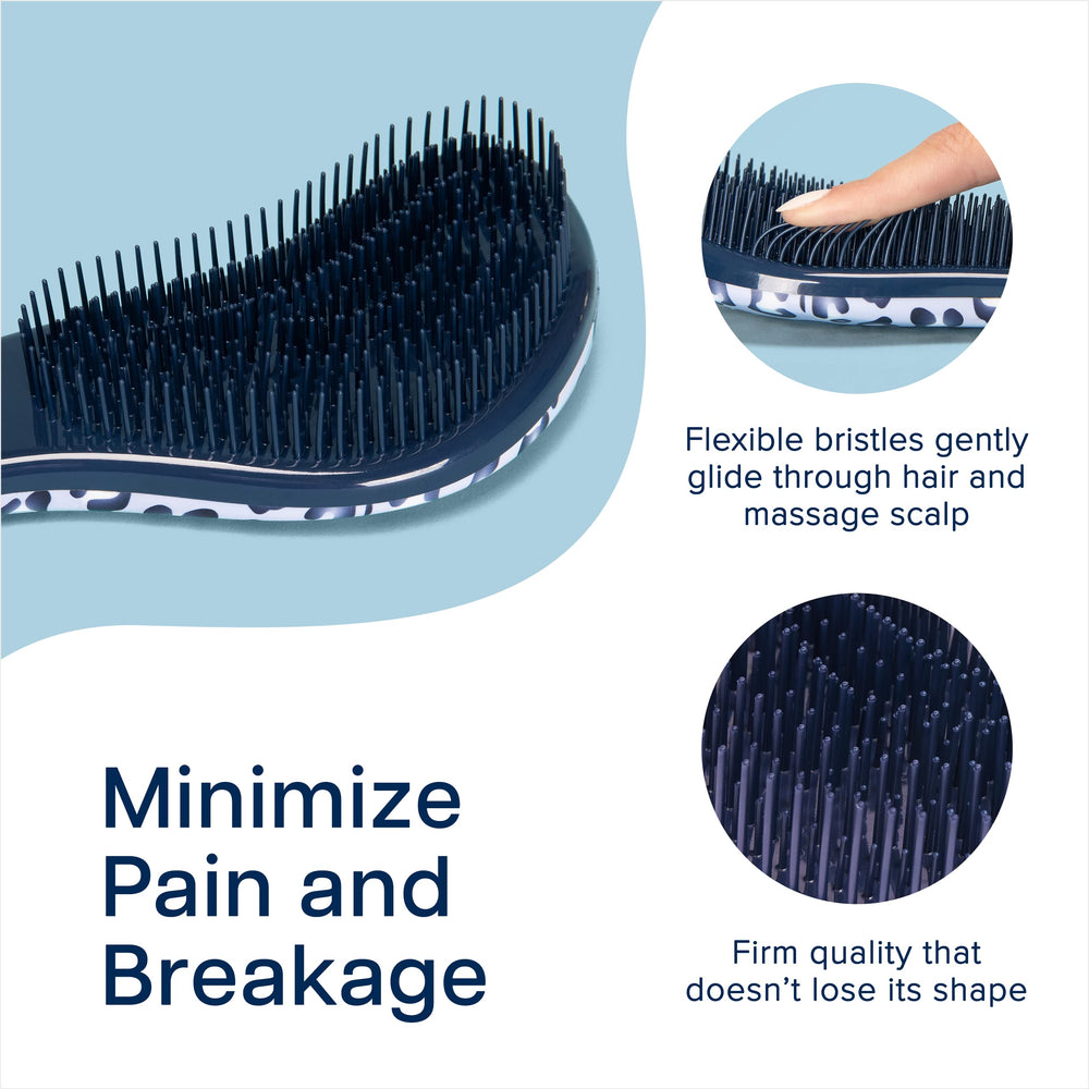 Crave Naturals Glide Thru cone-shaped bristles separate strands softly for less breakage