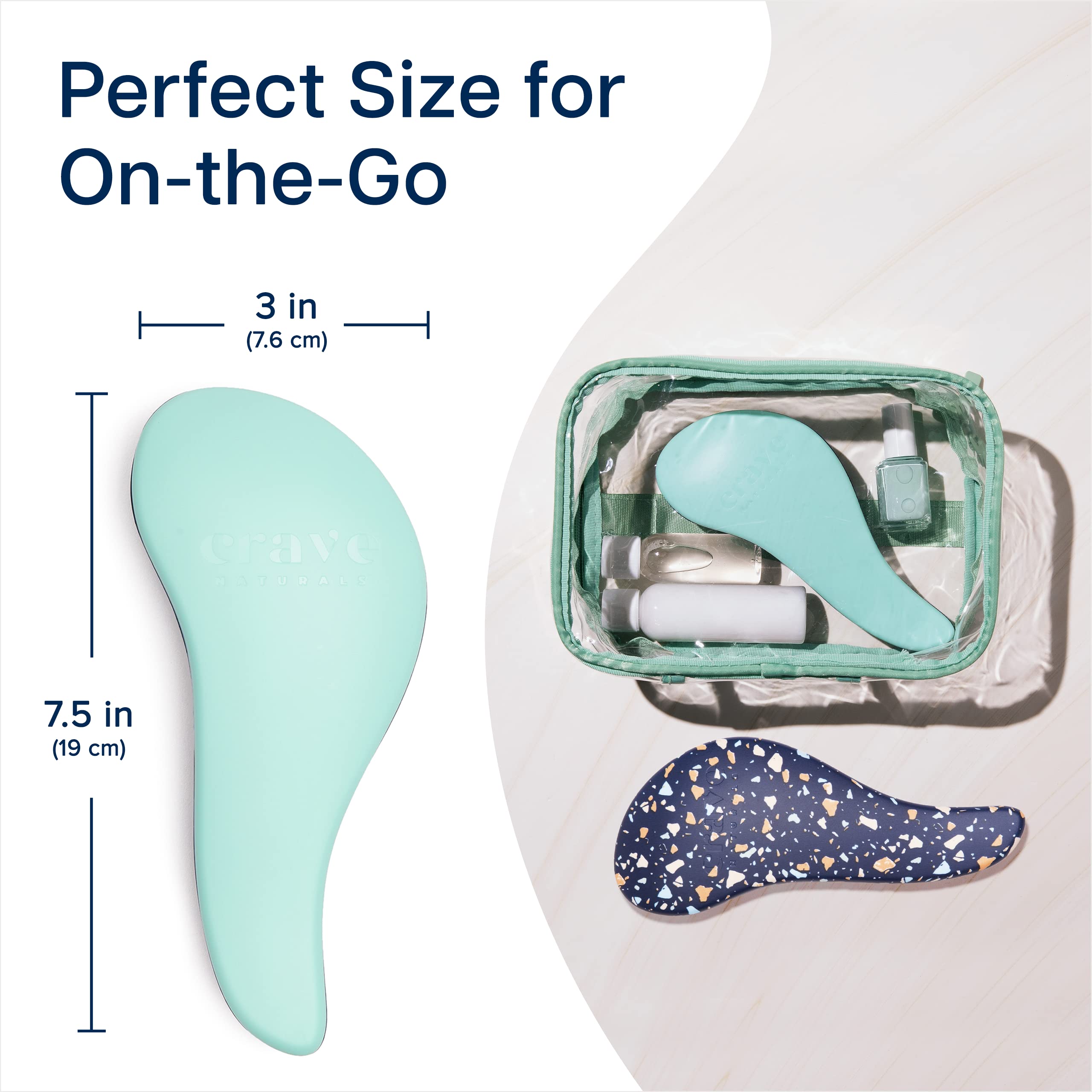 Crave Naturals Glide Thru ergonomic handle design for comfortable grip
