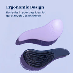 Ergonomic 7.5 inch handle provides a comfortable grip during brushing sessions.