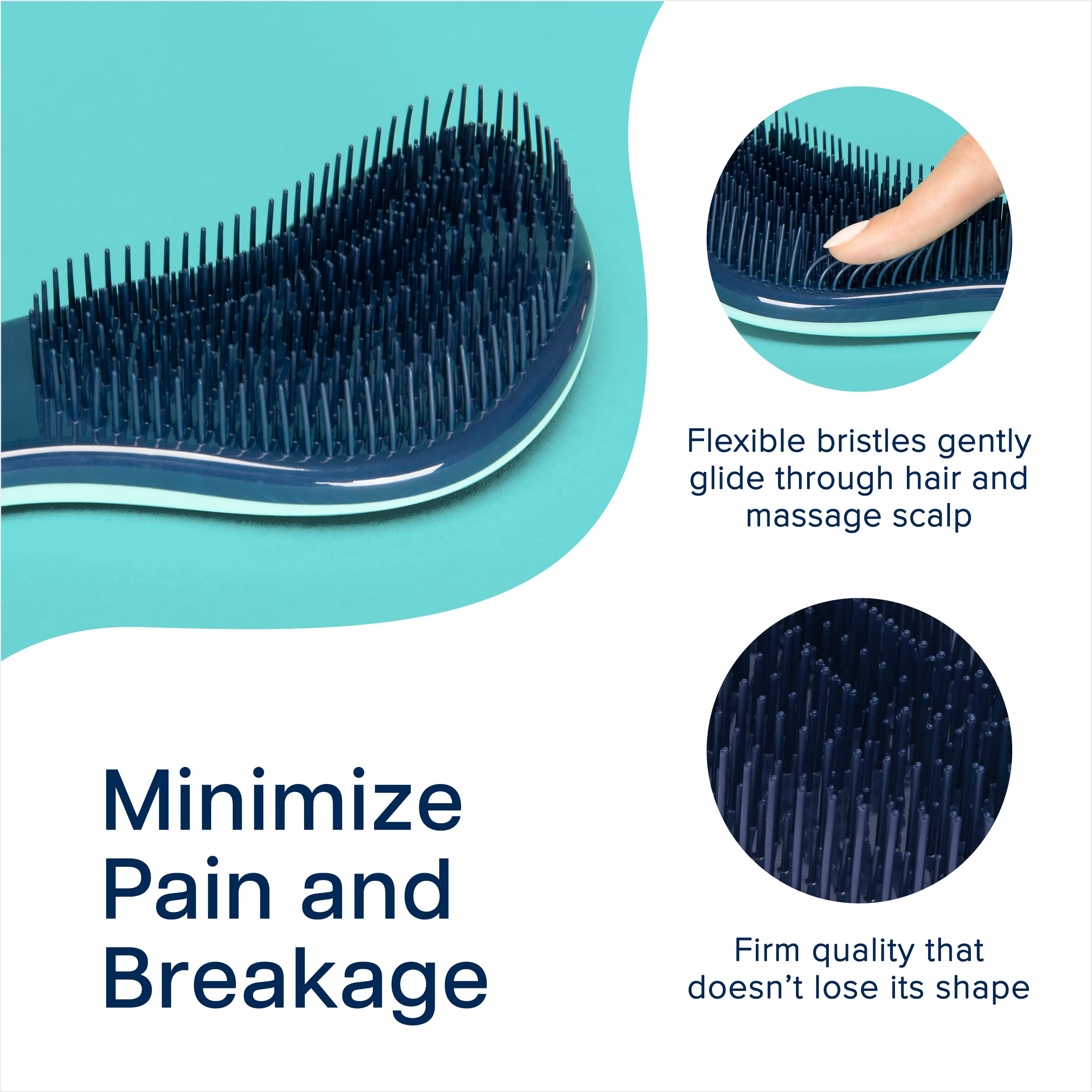 Crave Naturals Glide Thru Detangling Brush designed for kids and gentle detangling.