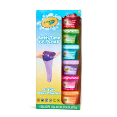 Crayola Slime para Baño: empaque del set de 6 colores, divertido y práctico.