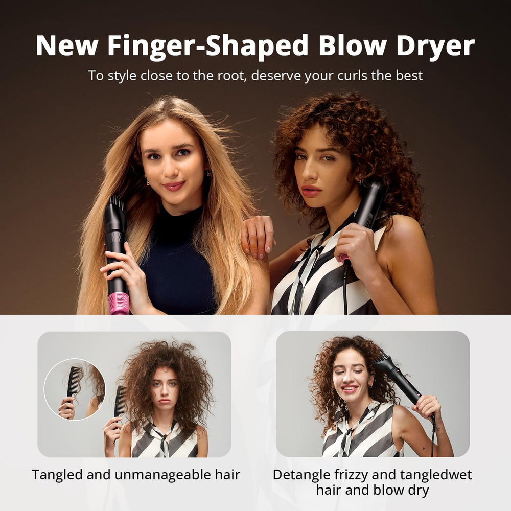 CrazyMar Air Wrap Negative Ion brush smooths frizz and adds shine.