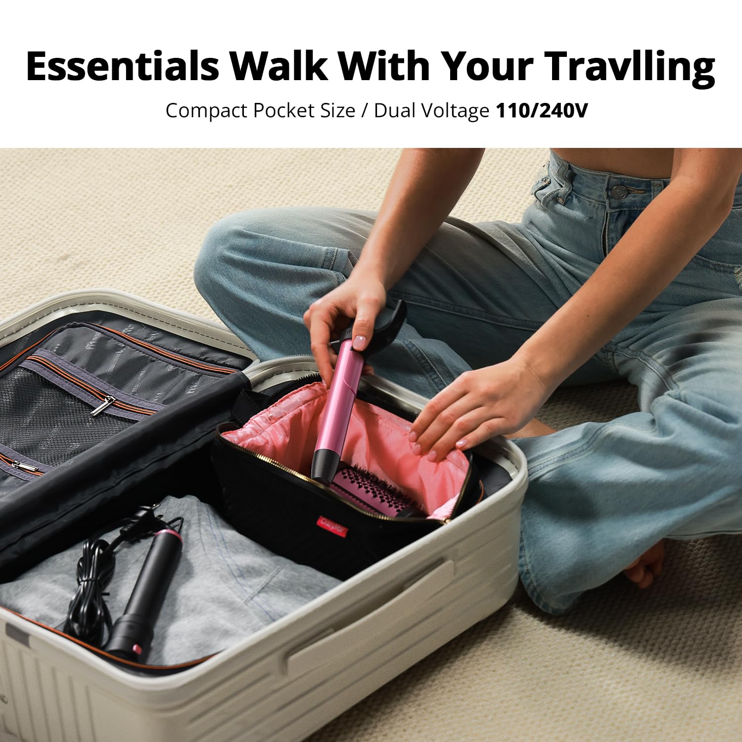 CrazyMar storage case and clips keep tools organized while traveling