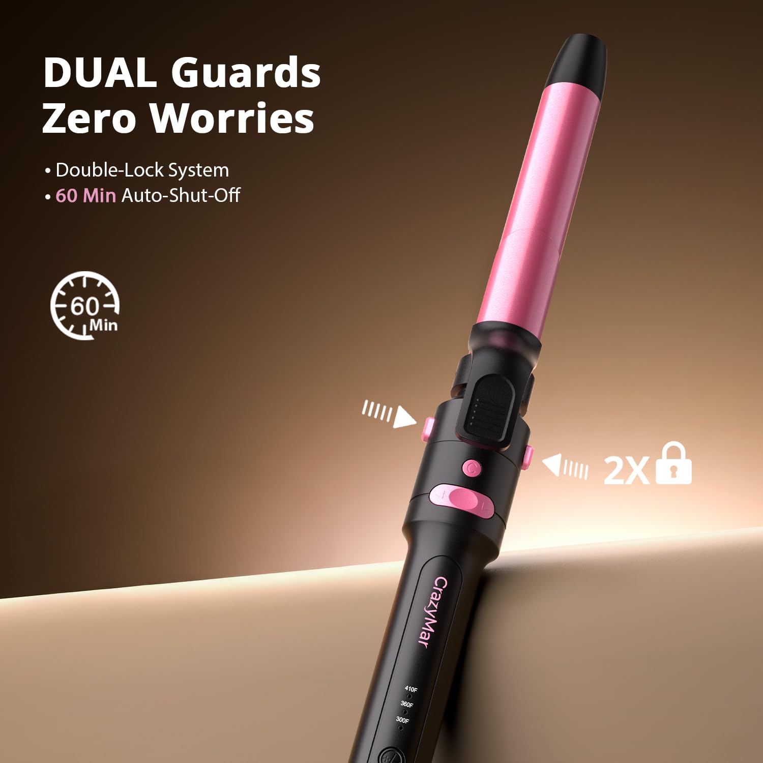 CrazyMar tapered barrel 0.75-1.25 inches for smooth transitions