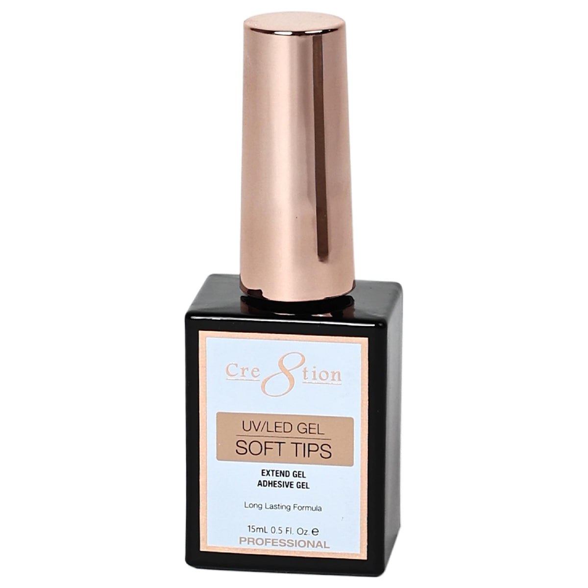 Cre8tion Extend Gel ayuda a fijar tips suaves con adherencia duradera.