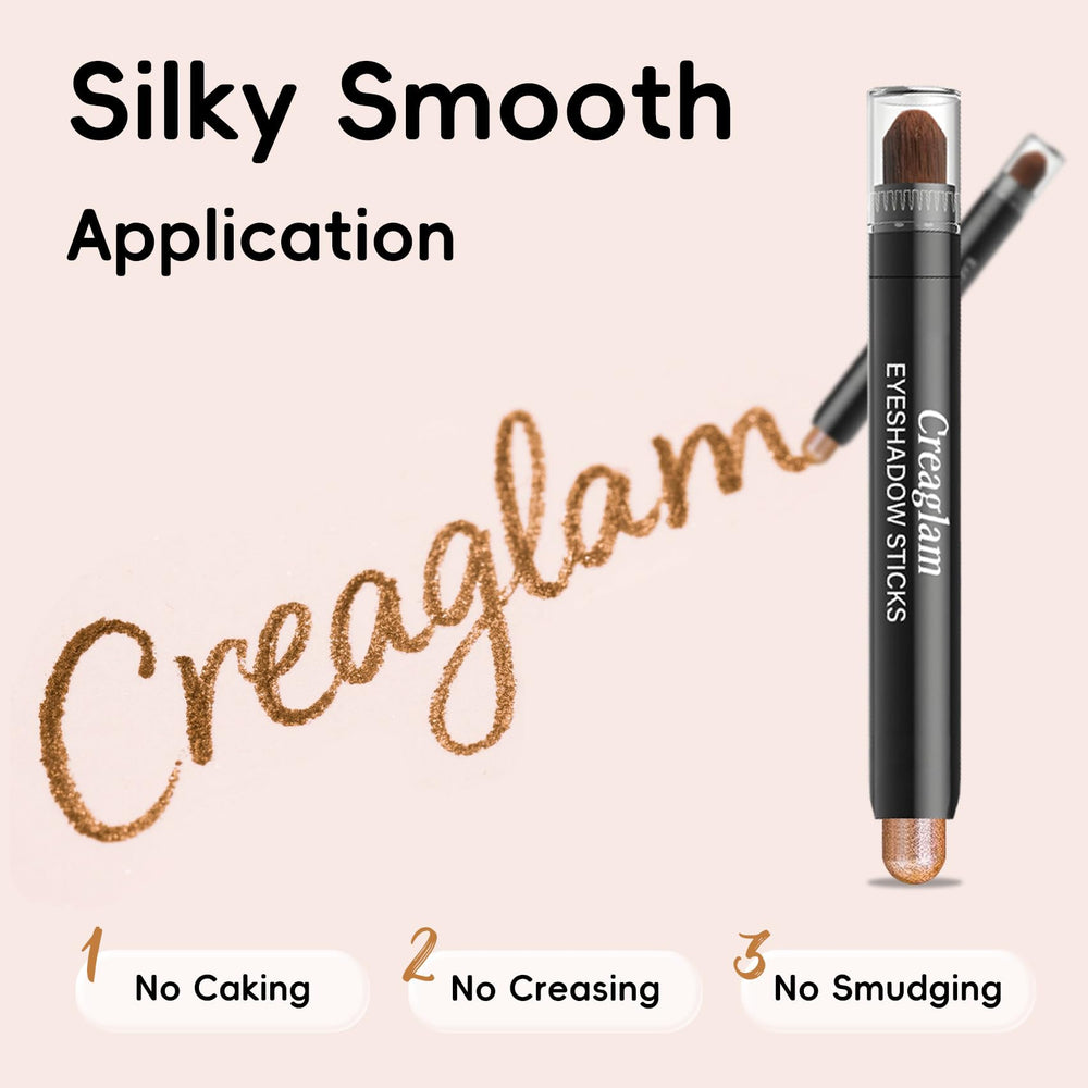 Creaglam eyeshadow stick fenugreek swatch for earthy depth
