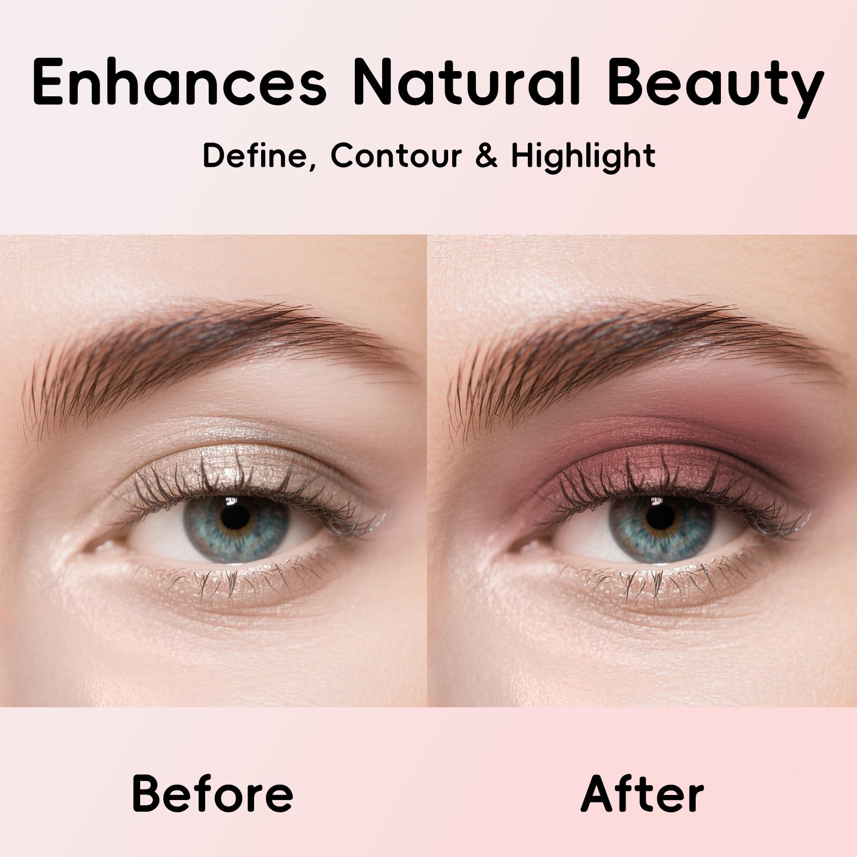 Creaglam eyeshadow stick trio swatch on skin