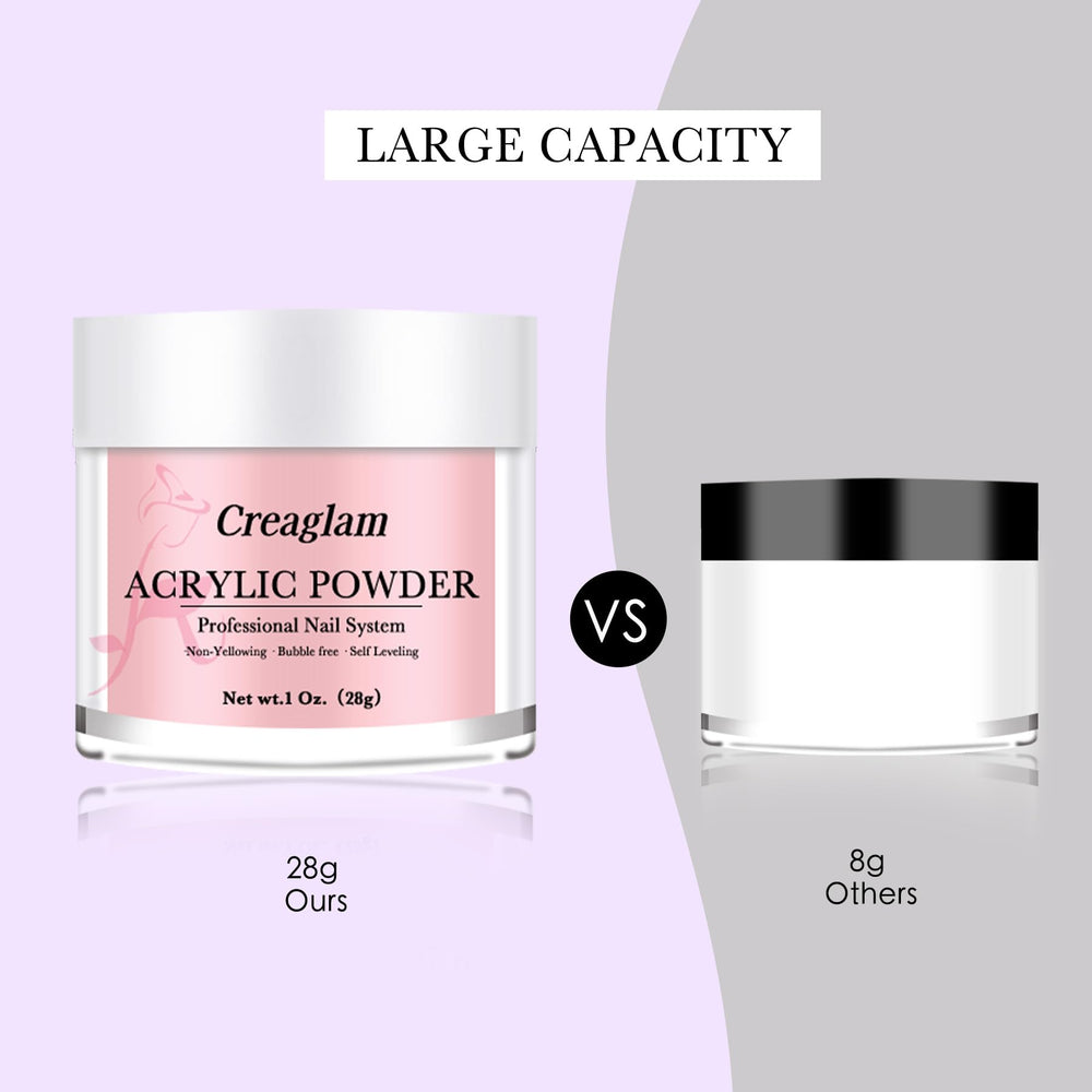 Creaglam no-lamp cure powder for air-dry application.