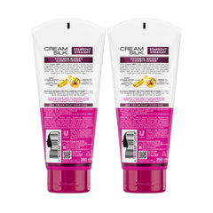Cream Silk Standout Straight, aplicación en la mano para distribución uniforme.