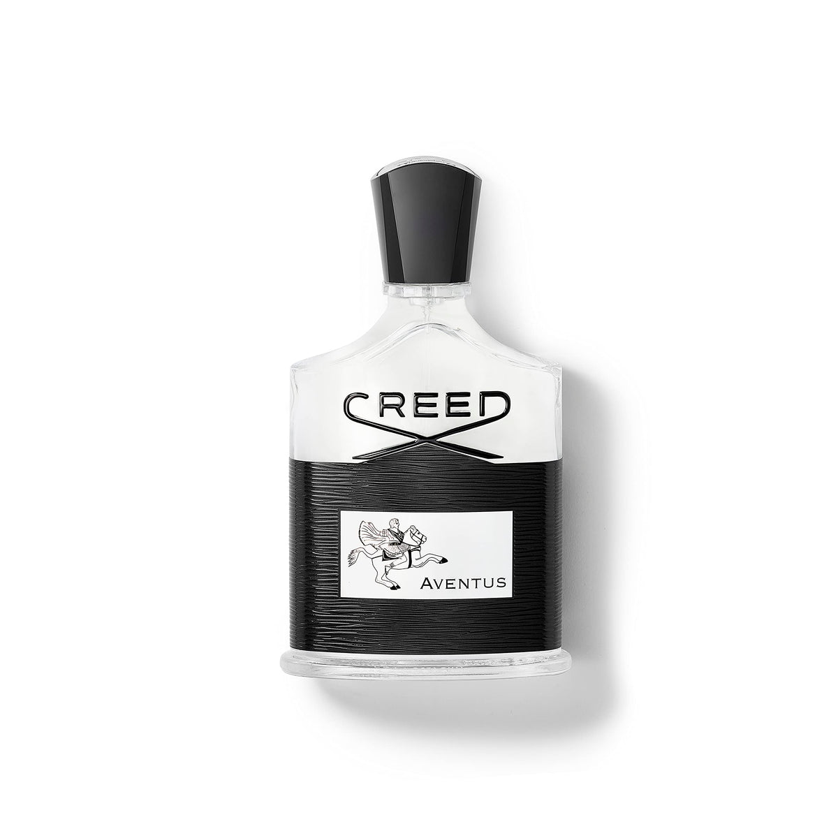 Creed Aventus bottle front view highlighting premium luxury design for everyday use.