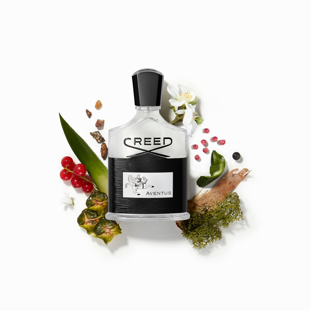 Creed Aventus outer packaging box indicates premium gifting presentation.