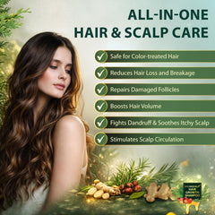 Creip Rosemary & Batana Oil Shampoo rosemary oil closeup suggesting nourishing follicles.