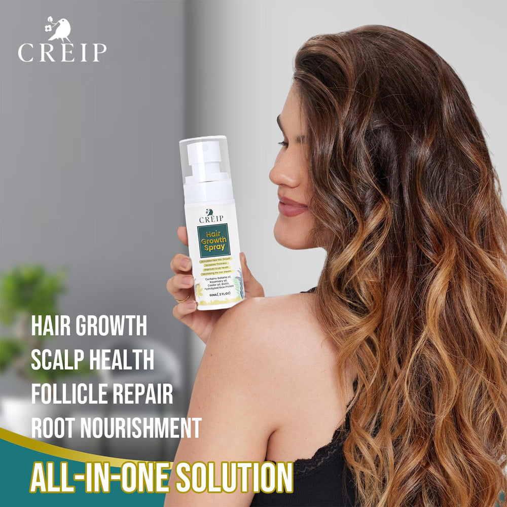Creip spray uso diario, adecuado para todo tipo de cabello