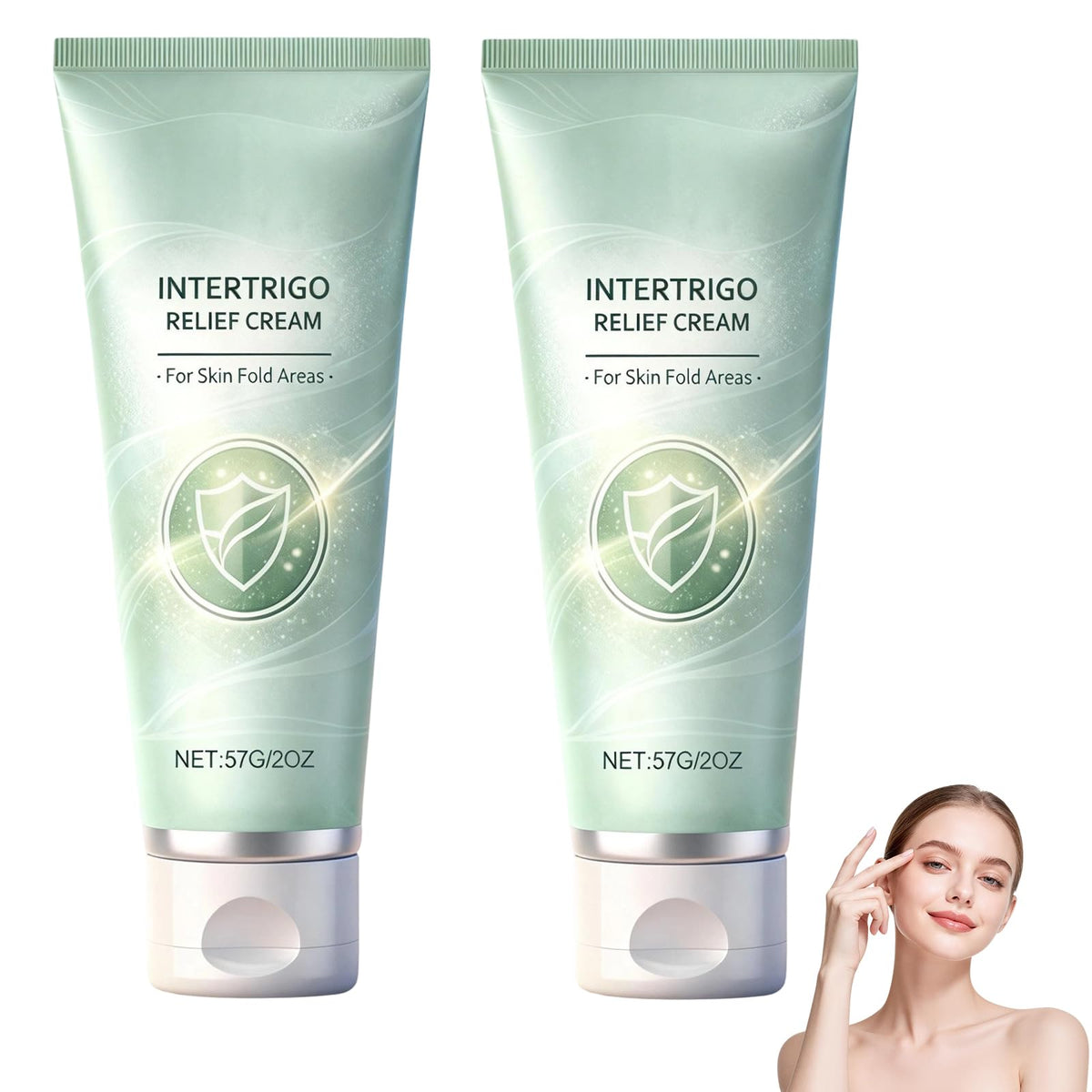 Crema Intertrigo: bote de 2 oz para uso diario