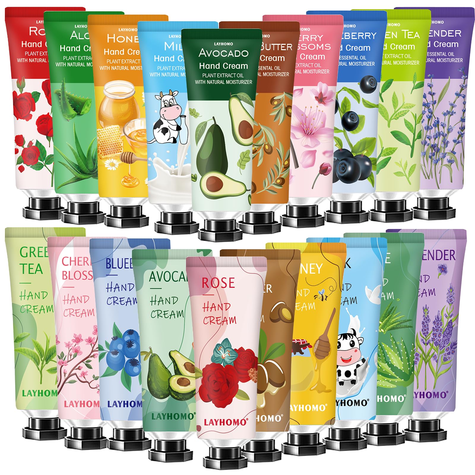 Set de Cremas de Manos 20 Pack: presentación de regalo para cestas de Pascua.