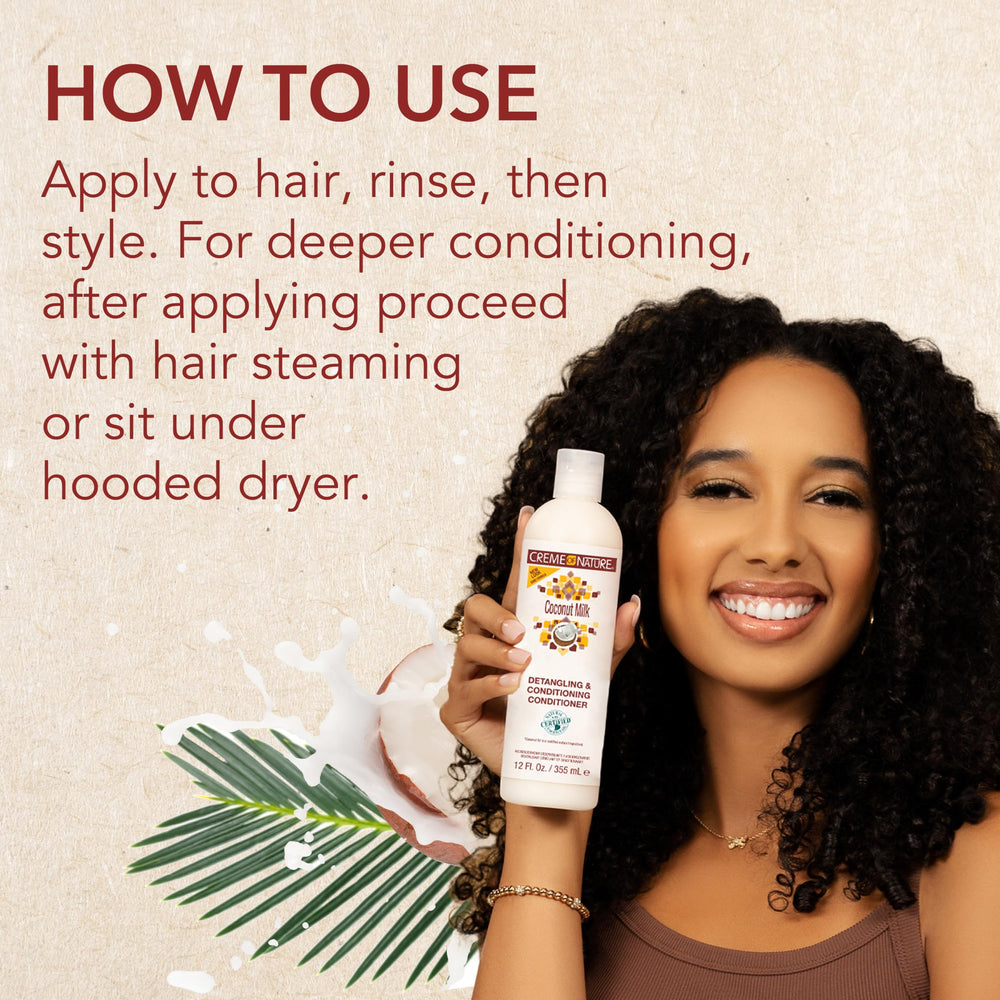 Creme of Nature Uso diario para cabello manejable y saludable.