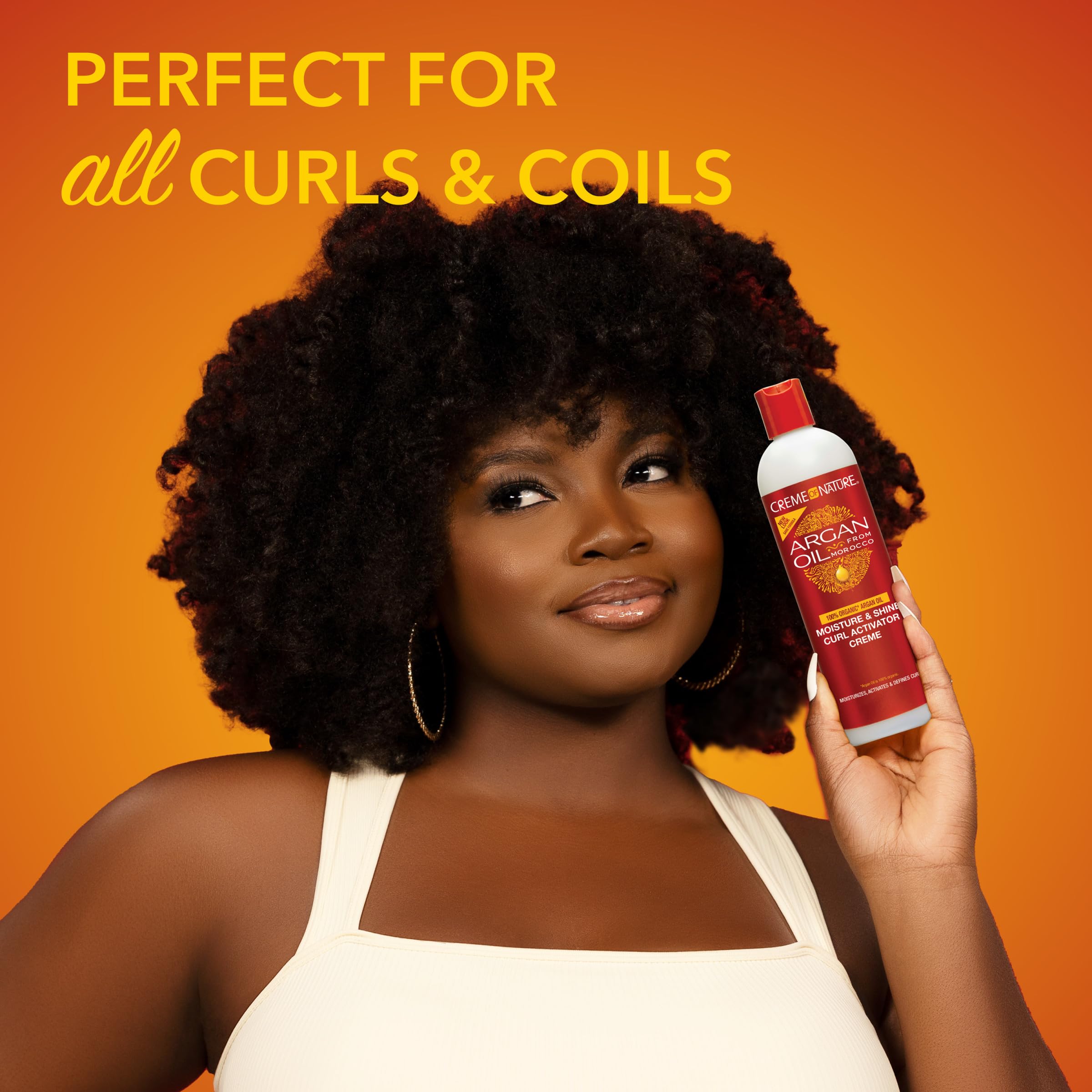 Crème of Nature Curl Activator Creme anti-frizz formula smoothing textured curls without stiffness