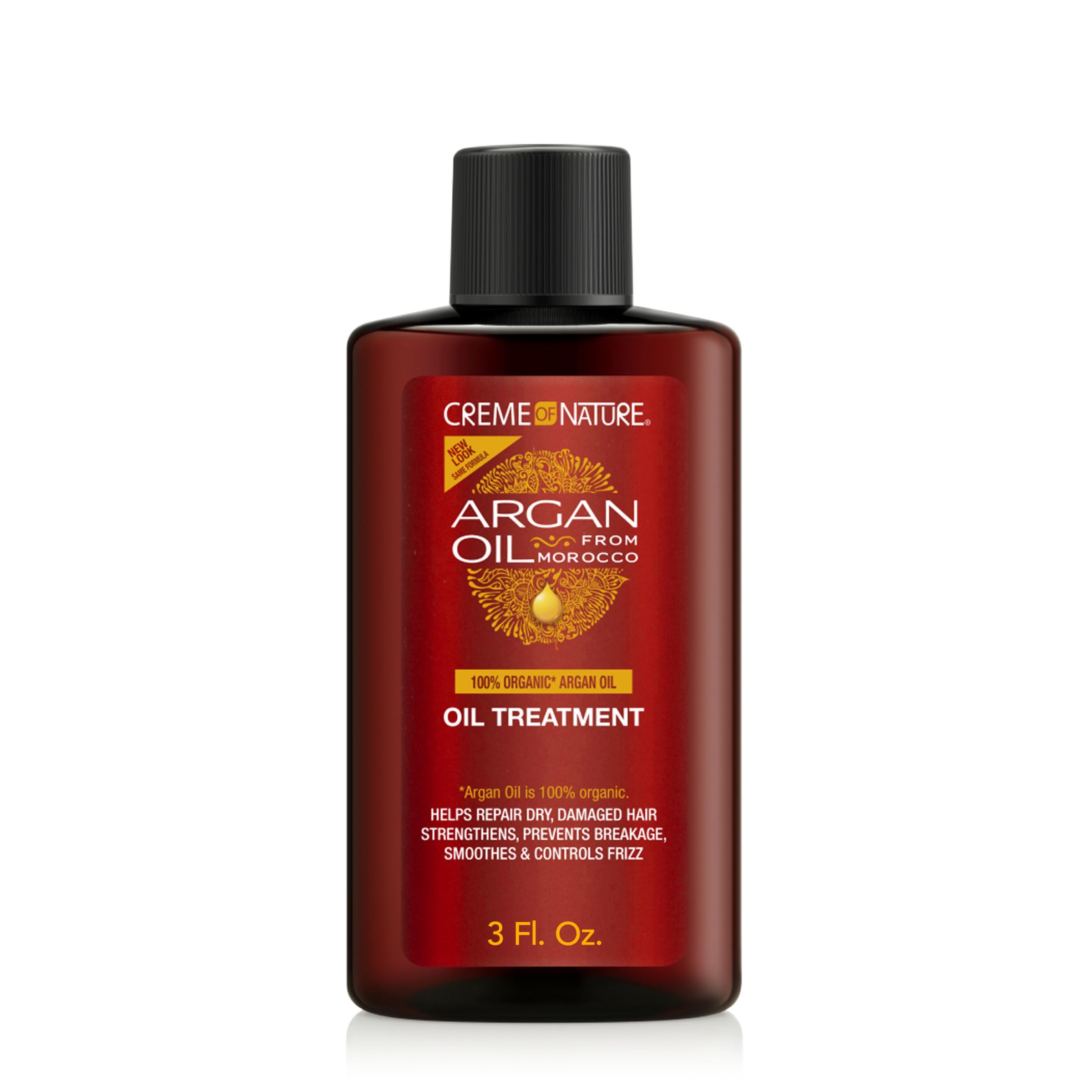 Creme of Nature Argan Oil Treatment, brillo instantáneo para cabello suave y manejable.
