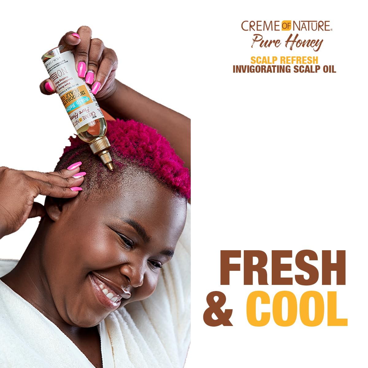 Creme of Nature brillo natural para cabello, aspecto saludable