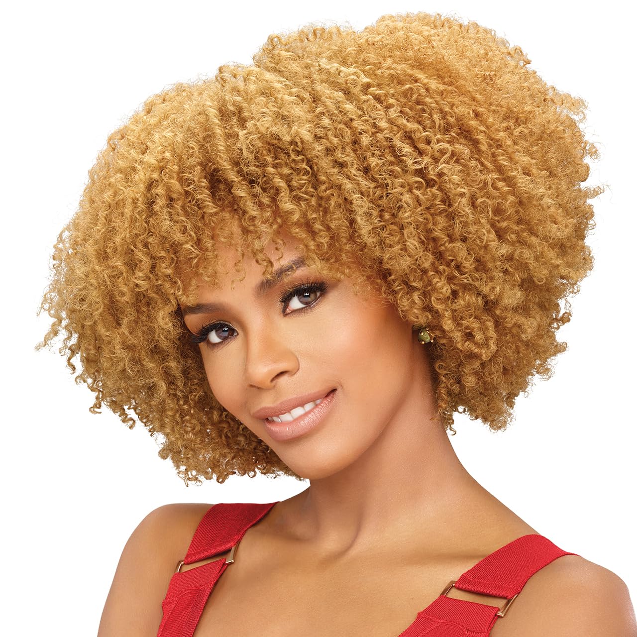 Creme of Nature Exotic Shine Ginger Blonde applicator brush demonstrates even application