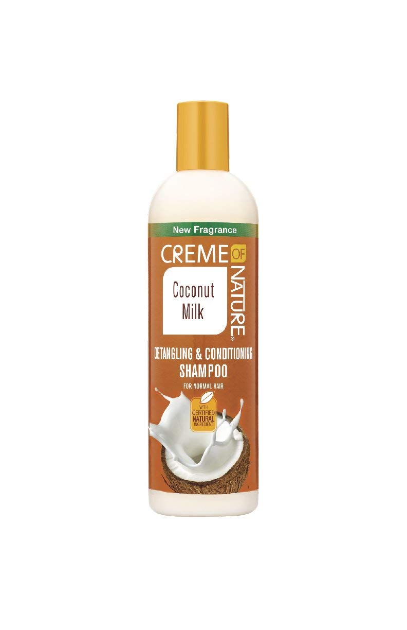 Creme of Nature Leche de Coco Desenredante: acondiciona rizos para un peinado suave y manejable.