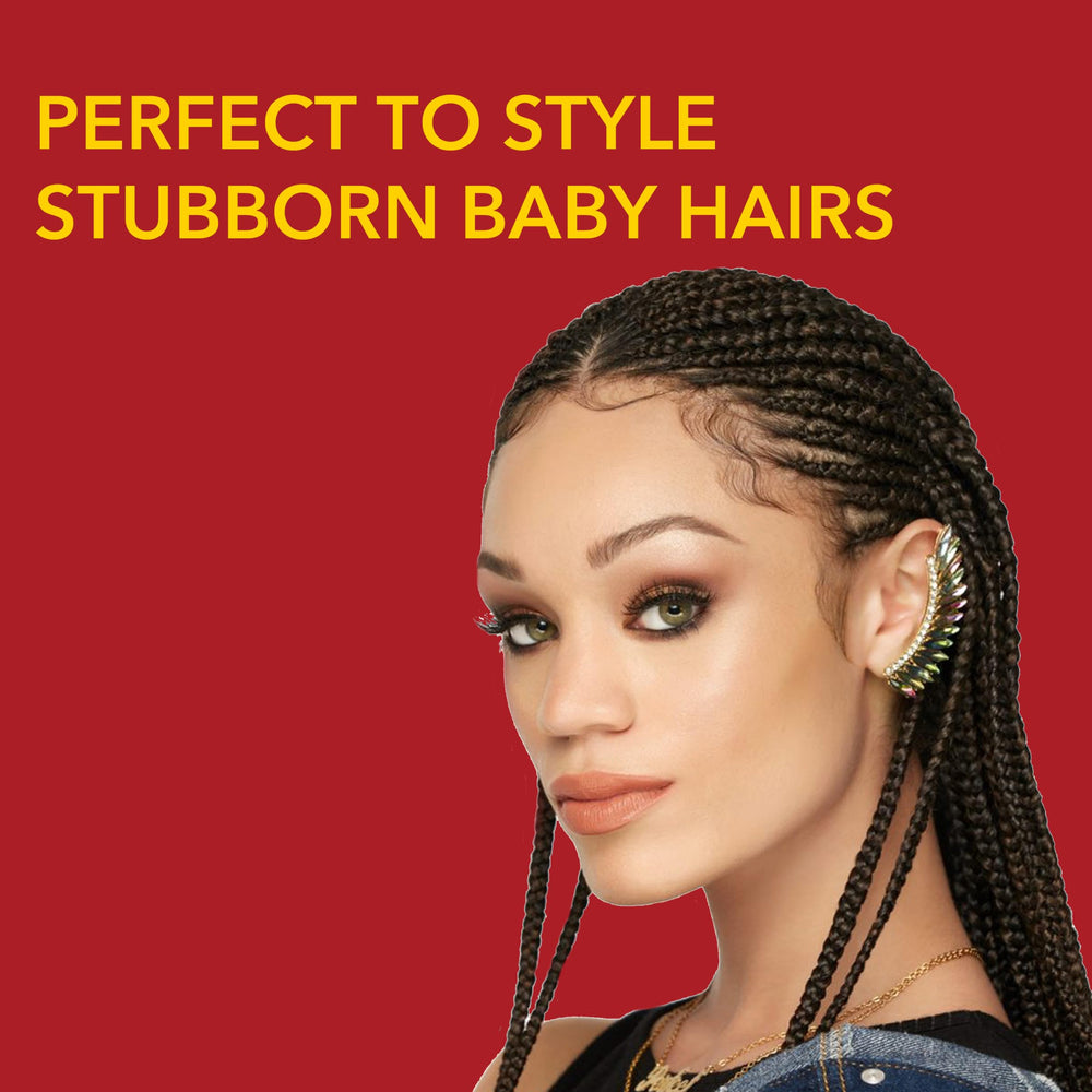 Creme of Nature Perfect Edges argan oil nourishes hair while adding sheen.